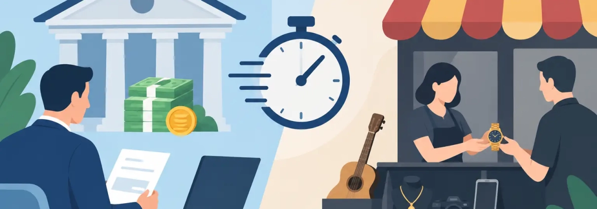 Bank Loan Versus Pawnbroking: Which Is Faster?