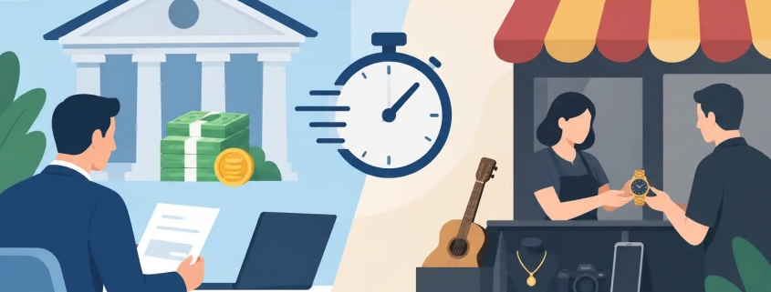 Bank Loan Versus Pawnbroking: Which Is Faster?